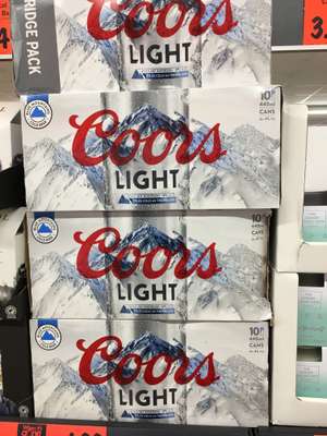Coors Light lager 10 x 440ml £7.99 instore @ Lidl Limehouse