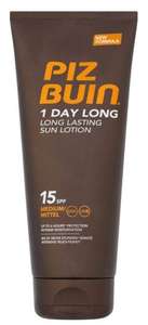 PIZ BUIN One Day Long - Long Lasting Sun Lotion SPF15 200ml £5 (+£1.50 click & collect) at Boots