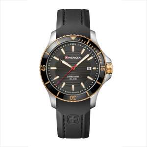 Wenger Seaforce Men's Quartz Black Silicone Strap Watch £84 at H Samuel