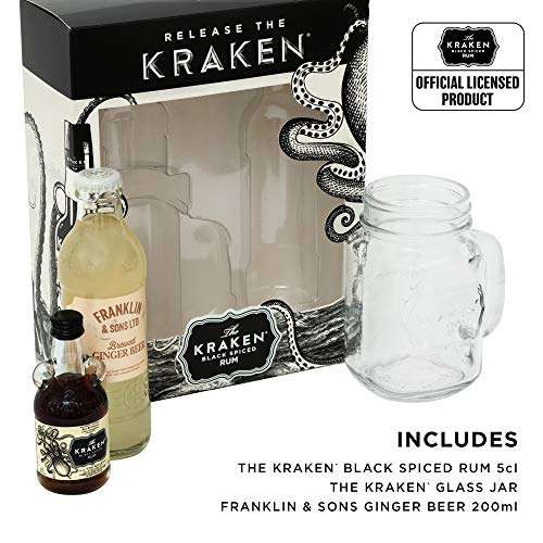 Kraken Rum Gift Set – The Perfect Storm £7.61 prime / £12.10 non prime @ Amazon