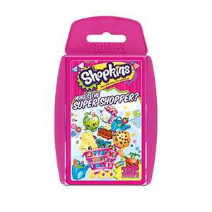 Shopkins Edition - Top Trumps Card Game £3.25 (+£4.49 Non Prime) @ Sold by Booghe Shop - ( Fast Dispatch ) and Fulfilled by Amazon.