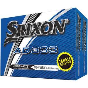 Srixon AD333 Super Pack Double Dozen Golf Balls £32.98 delivered at clubhousegolfdirect