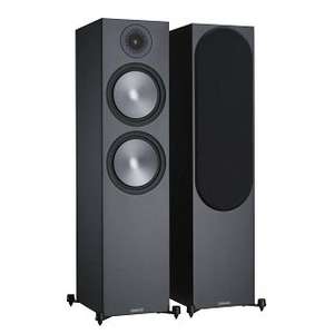 Monitor Audio Bronze 500 Black Floorstanding Speakers (Pair) - Warehouse Deal - £539 @ AudioVisual Online