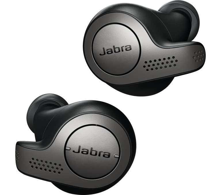 Jabra Elite 65t Wireless Bluetooth Earbuds - Titanium Black £49.99 at Currys PC World
