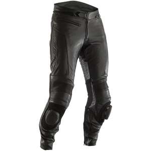 RST GT CE Leather motorcycle Jeans - Black / Black - £129.99 SportBikeShop