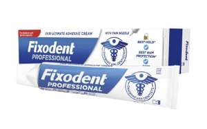 Fixodent Professional Denture Adhesive cream 40g £4.00 (£3.50 delivery / £1.50 collection) @ Boots