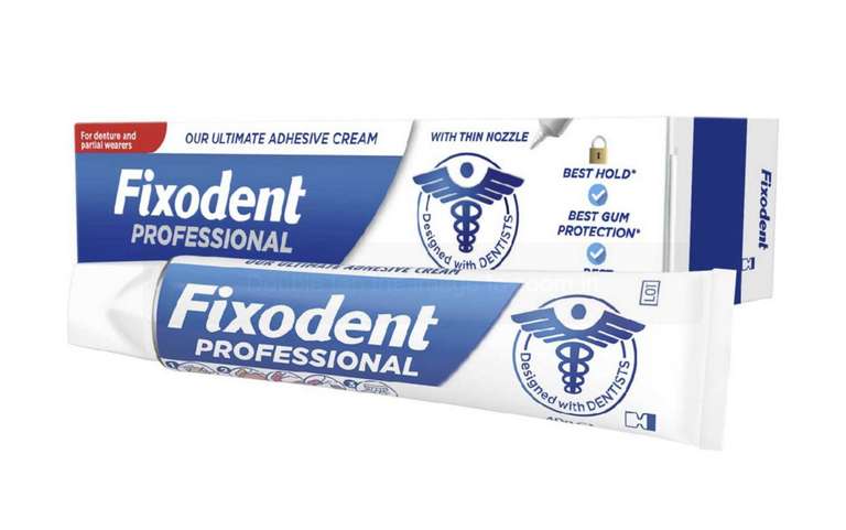 Fixodent Professional Denture Adhesive cream 40g £4.00 (£3.50 delivery / £1.50 collection) @ Boots