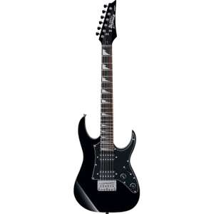 Ibanez Gio GRGM21 Mikro in Black Night , smaller-sized electric guitar £139 at PMT Online