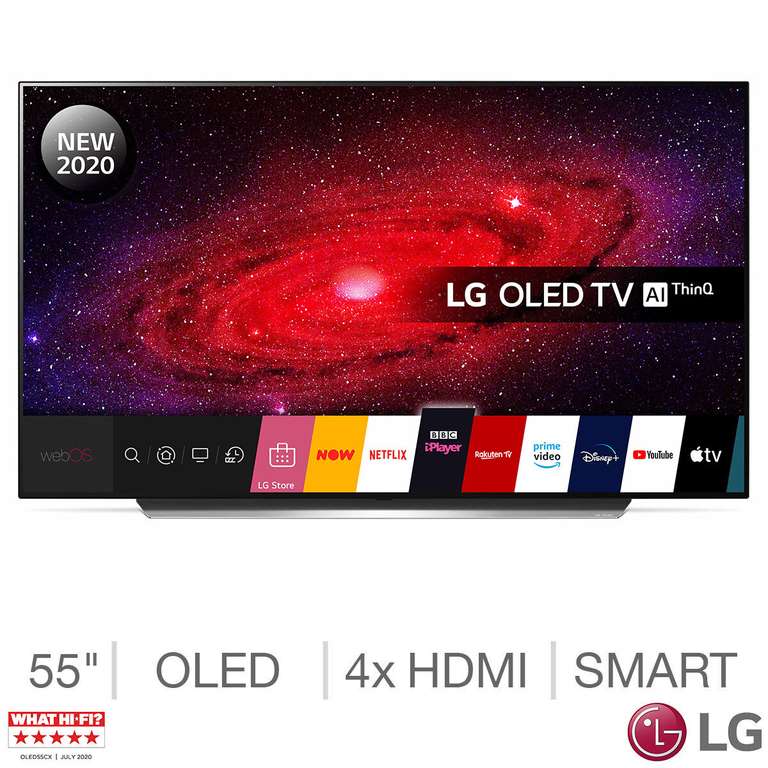 LG OLED55CX5LB 55 Inch OLED 4K Ultra HD Smart TV £1019.98 instore @ Costco Glasgow