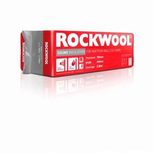 Rockwool Sound Insulation Slab £22.19 delivered @ Selco BW