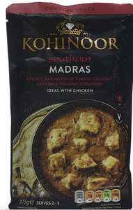 Kohinoor Southern Madras Cooking Sauce, 375 g, Pack of 6 - £5.25 (+£4.49 Non-Prime) / £4.46 S&S @ Amazon