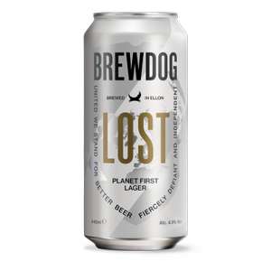 Brewdog Lost Planet First Lager 10 x 440ml cans - 3 packs for £21 (Minimum Basket / Delivery Fee Applies) @ Asda