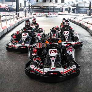 50 Lap Indoor Karting Race for TWO - 30 locations now £36.75 using code (£18.38 per person) @ BuyaGift