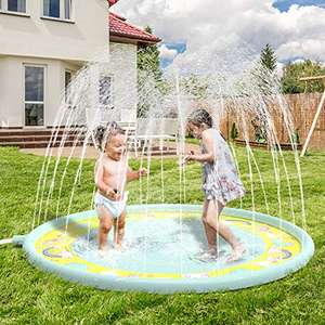 Anpro Sprinkler pad & Splash Play Mat 68" Sprinkler for Kids - £11.89 Prime / +£4.49 non Prime Sold by Karlodeng-tech & Fulfilled by Amazon