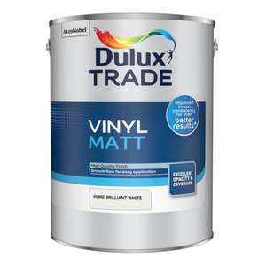 Dulux Trade Vinyl Matt 7.5 Litres £27.59 delivered @ Dulux Shop