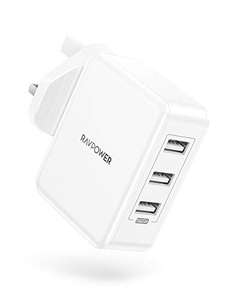 RAVPower 30W USB Plug Charger - 3 port mains £8.99 (+£4.49 nonprime) Sold by Sunvalleytek-UK and Fulfilled by Amazon.