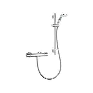 Mira Apt Rear-Fed Exposed Chrome Thermostatic Shower +5 year guarantee - £69.99 delivered @ Screwfix