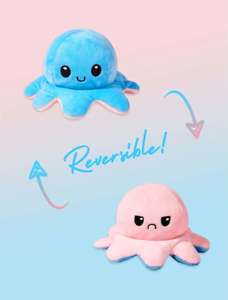 Reversible Octopus Pet Plush Toy Now £1.99 with code ordered via app plus £2 delivery various colours @ Shein