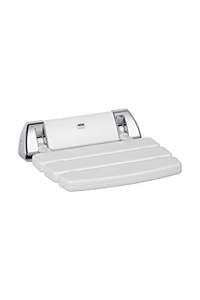 Mira Showers 2.1536.129 Wall Mounted Folding Shower Seat, White/Chrome Used: Like New £35.27 @ Amazon warehouse
