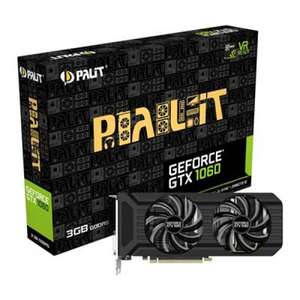 Palit GeForce GTX 1060 Dual 3GB £227.80 @ SVP