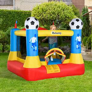 Outsunny Kids Football Bouncy Castle with net for £136.79 delivered @ eBay / Outsunny