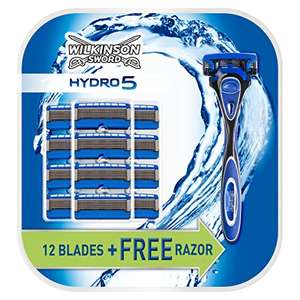 Wilkinson Sword Hydro 5 Razor with 13 Blade Refills £16 Amazon Prime / £12.24 S&S / £20.49 Non Prime @ Amazon