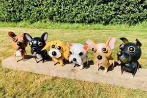Metal Garden Ornament Dogs & Cats Now £13.50 with code or 2 for £20 Free delivery @ Olive and Sage
