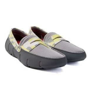 Swims Penny Loafer Shoes in Camo Grey & Lime £24.99 @ TKMAXX in Loughton London