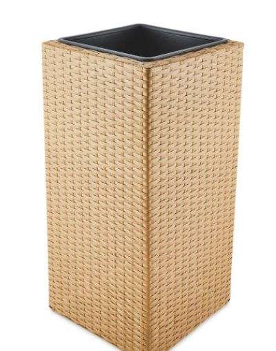 Cubic and Conic Rattan effect Planters £18.95 delivered at Aldi
