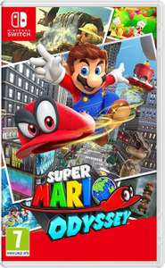 Super Mario Odyssey/Super Mario Bros U Deluxe/Pokemon Sword and Shield/Pokemon Pikachu and Eve/Super Mario Party £34.99 With Code @ Currys