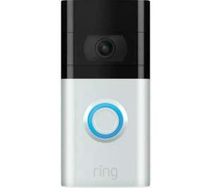 Refurbished Ring Video Doorbell 3 Full HD (1080p) Smart Doorbell Works With Alexa £89.99 with code @ tabretail ebay