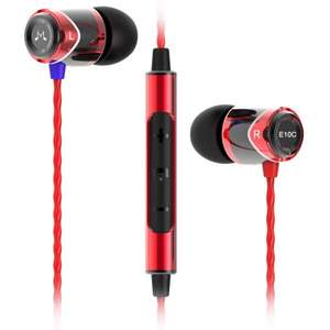Soundmagic E10C in-ear headphones with mic in red - £23.58 Delivered @ hifi headphones