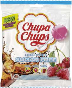 Chupa Chups Fruity Lollipops multipack sugar free 12 bags (Pack of 120) £9.37 (£4.49 p&p non prime) £7.96/£8.90 s&s @ Amazon