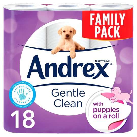 Andrex Gentle Clean 18 Roll Pack £5.50 @ One Stop