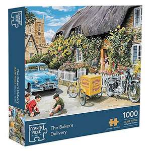 Corner Piece Puzzles Jigsaw 1000 Pieces Premium Quality The Bakers Delivery - £10.23 (+£4.49 Non Prime) @ Sold by NE1 Amz and FBA