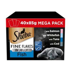 Sheba fine flakes 40 pack £7 in Wilko Hull