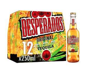 Desperados 12x250 / Peroni 10x330 and others mix and match 2 or £20 @ Asda