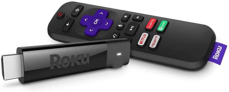 Roku Streaming Stick+ | HD/4K/HDR Streaming Media Player Black £34.99 @ Amazon