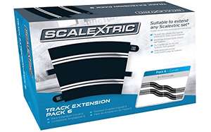 Scalextric C8555 Track Extension Pack 6 - 8 x Radius 3 Curve 22.5° Track Accessory £11.72 + £4.49 nonPrime at Amazon