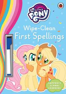 My Little Pony - Wipe-Clean First Spellings £1.68 (£2.99 p&p non prime) @ Amazon