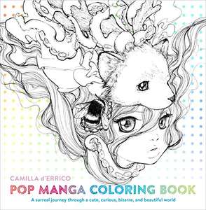 Pop Manga Coloring Book: A Surreal Journey Through a Cute, Curious, Bizarre, and Beautiful World £4.49 (+£2.99 Non Prime) @ Amazon