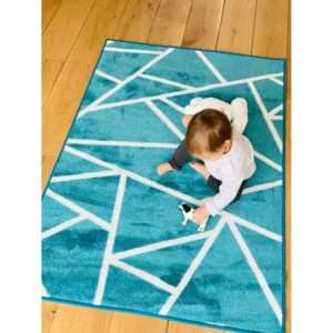 Nursery Rug 100 x 150cm Latex Children’s Play Mat (7 Designs) £9.99 and free delivery @ The Gift and Gadget Store