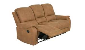 Argos Home Alfie 3 Seater Faux Leather Recliner Sofa - Brown now £341.95 delivered @ Argos