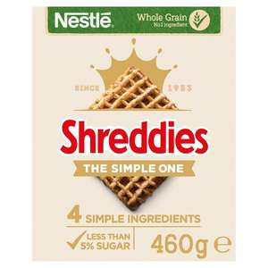 Nestle Shreddies The Simple One 460G £2.50 at Tesco