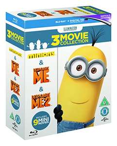 Minions Collection (Despicable Me/Despicable Me 2/Minions) [Blu-ray] £6.10 + £2.99 NP @ Amazon