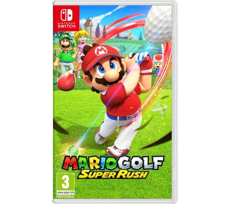 Mario Golf: Super Rush -Nintendo Switch - Preorder £39.99 with code @ Currys PC World