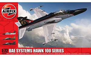Airfix A03073A BAE Hawk 100 Series - £7.42 Prime / +£4.49 non Prime @ Amazon