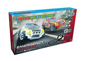 Micro Scalextric G1132 Emergency Pursuit Slot Car Racing £31.67 delivered at Amazon