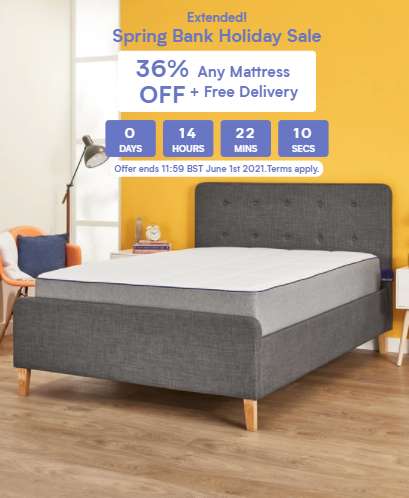 Nectar memory foam mattress from £351.36 (Single) @ Nectar sleep
