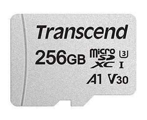 256GB - Transcend microSDXC 300S Memory Card with adapter, Class 10, U3, V30, A1, 95/40MB/s £22.41 / 128GB - £12.98 delivered @ Amazon
